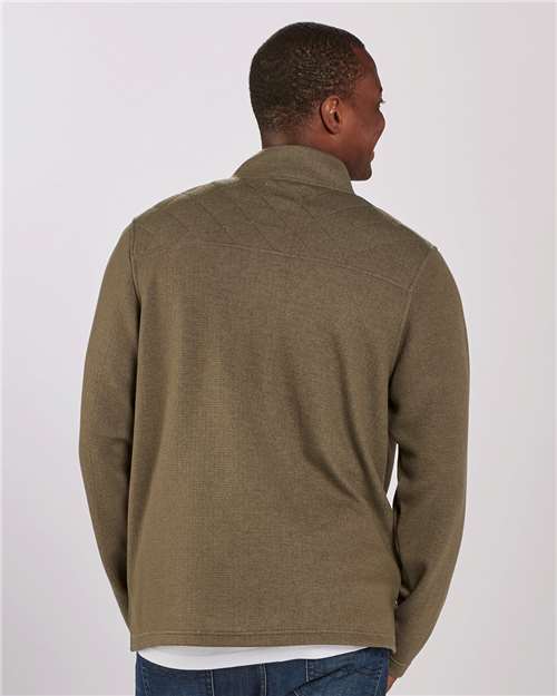 Unisex Sullivan Quarter-Zip Pullover - Green Heather