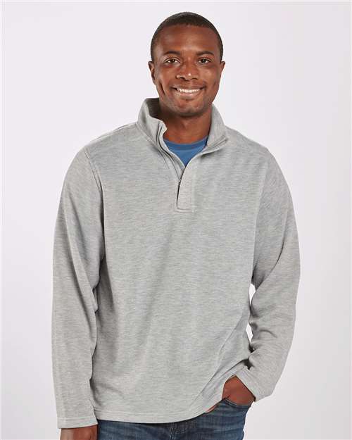 Unisex Sullivan Quarter-Zip Pullover - Oxford Heather