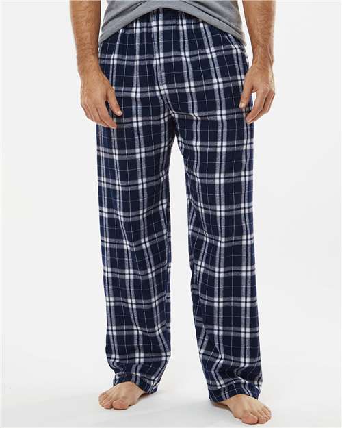 Navy/ Silver Plaid