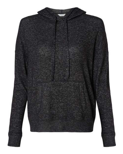 Women's Cuddle Fleece Hooded Sweatshirt - Black Heather
