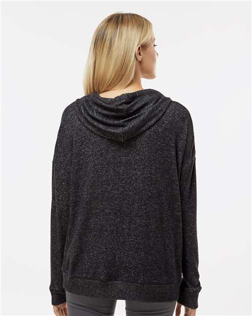 Women's Cuddle Fleece Hooded Sweatshirt - Black Heather