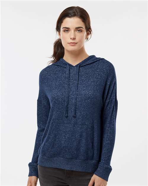 Women's Cuddle Fleece Hooded Sweatshirt - Navy Heather