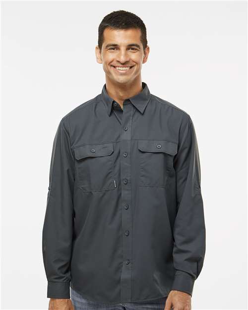Men's Crossroad Woven Shirt - Charcoal