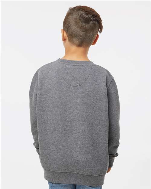 Youth Elevated Fleece Crewneck Sweatshirt - Granite Heather