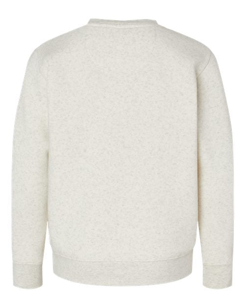 Youth Elevated Fleece Crewneck Sweatshirt - Natural Heather