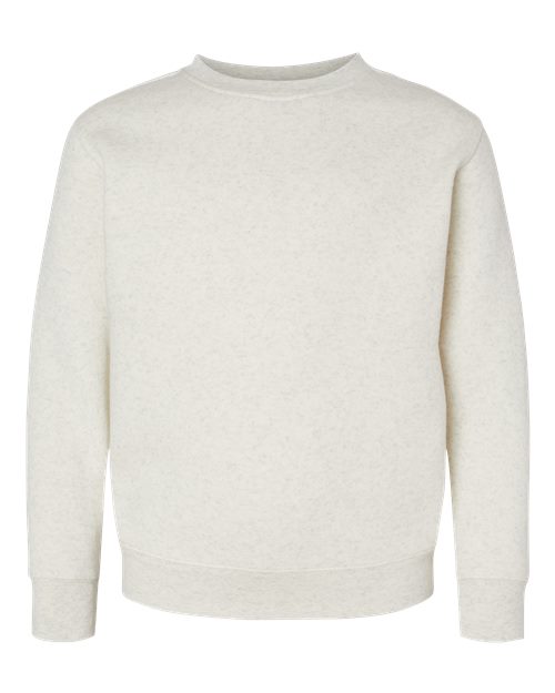Youth Elevated Fleece Crewneck Sweatshirt - Natural Heather
