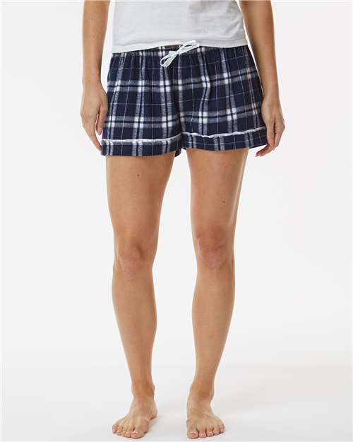 Navy/ Silver Plaid