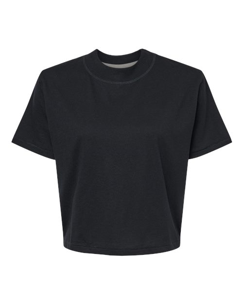 Women's Boxy Tee - Blended Black