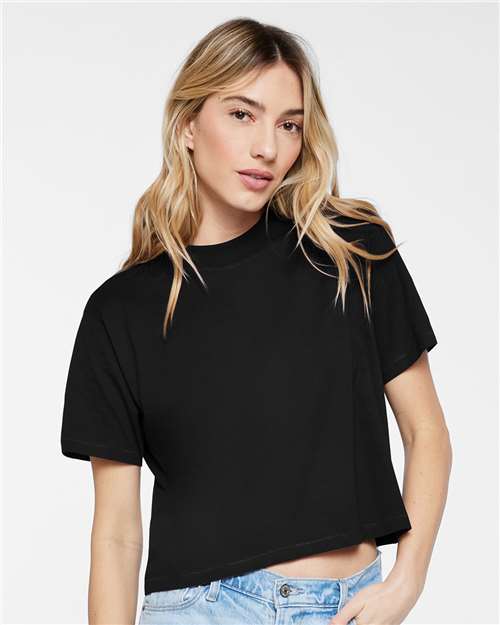 Women's Boxy Tee - Blended Black