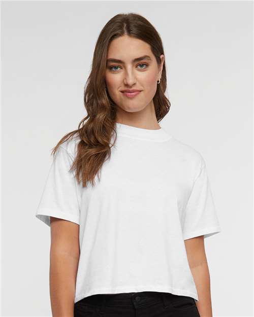 Women's Boxy Tee - Blended White
