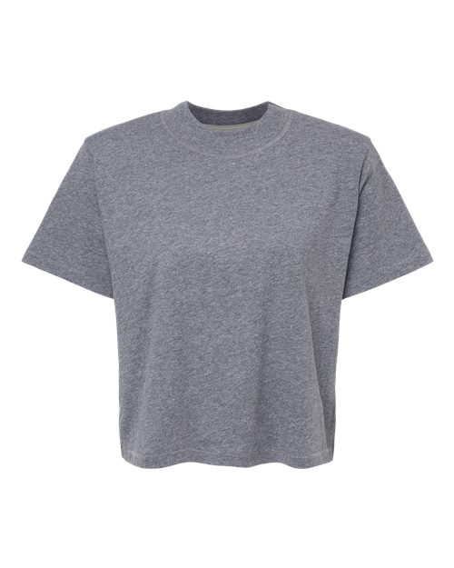 Women's Boxy Tee - Granite Heather