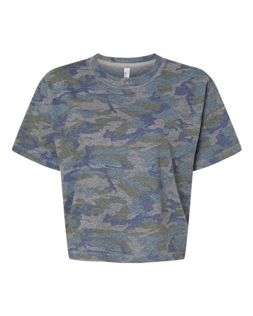 Women's Boxy Tee - Vintage Camo