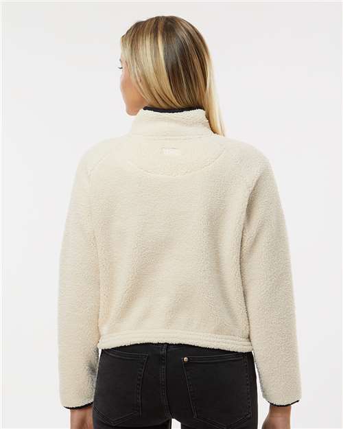 Women's Everest Half-Zip Pullover - Natural/ Black