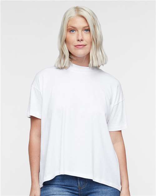 Women's Hi-Lo Tee - White