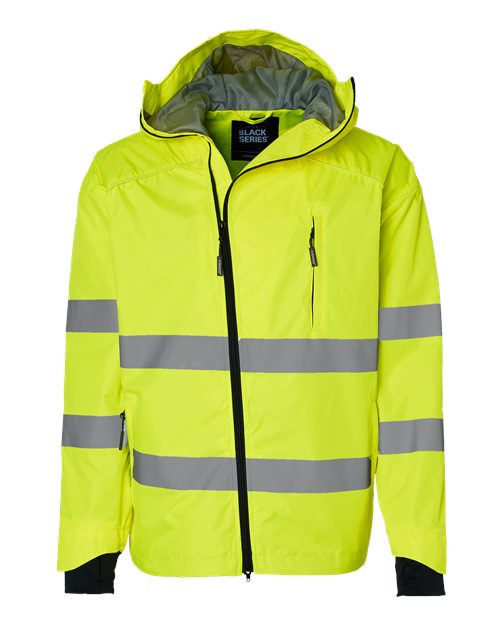 Unisex Premium Black Series® Windbreaker - Lime/ Black