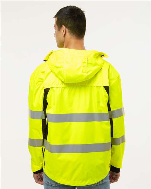 Unisex Premium Black Series® Windbreaker - Lime/ Black