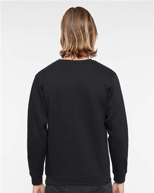 Unisex Elevated Fleece Crewneck Sweatshirt - Black