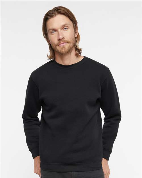 Unisex Elevated Fleece Crewneck Sweatshirt - Black
