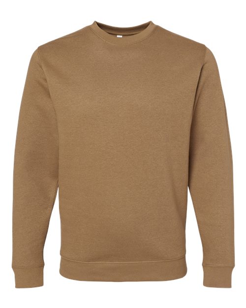 Unisex Elevated Fleece Crewneck Sweatshirt - Coyote Brown