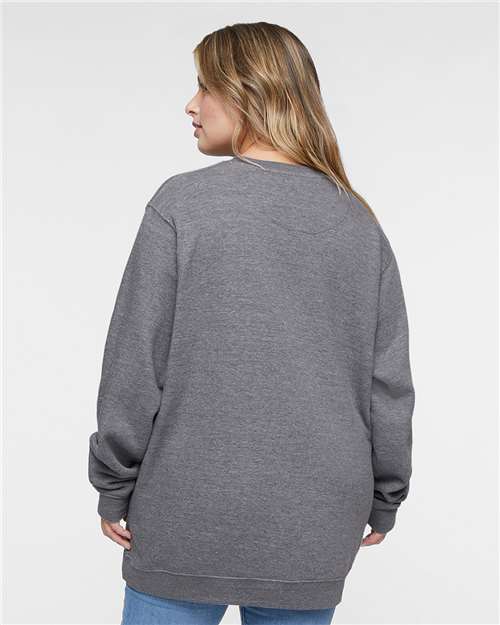 Unisex Elevated Fleece Crewneck Sweatshirt - Granite Heather
