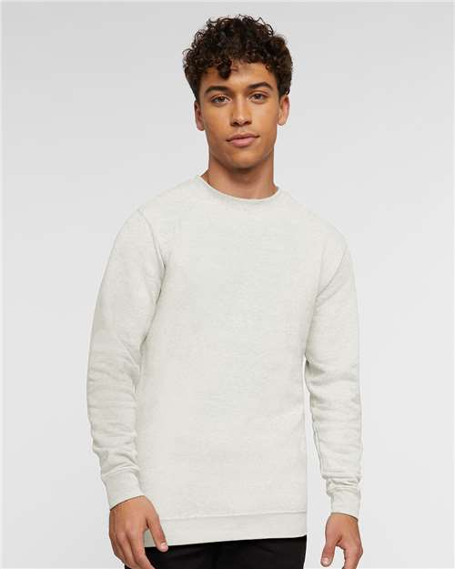 Unisex Elevated Fleece Crewneck Sweatshirt - Natural Heather
