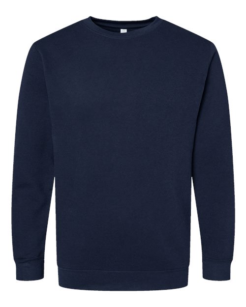 Unisex Elevated Fleece Crewneck Sweatshirt - Navy