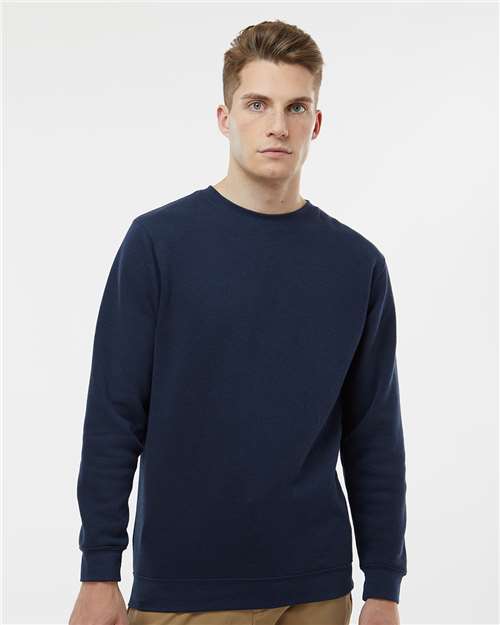Unisex Elevated Fleece Crewneck Sweatshirt - Navy