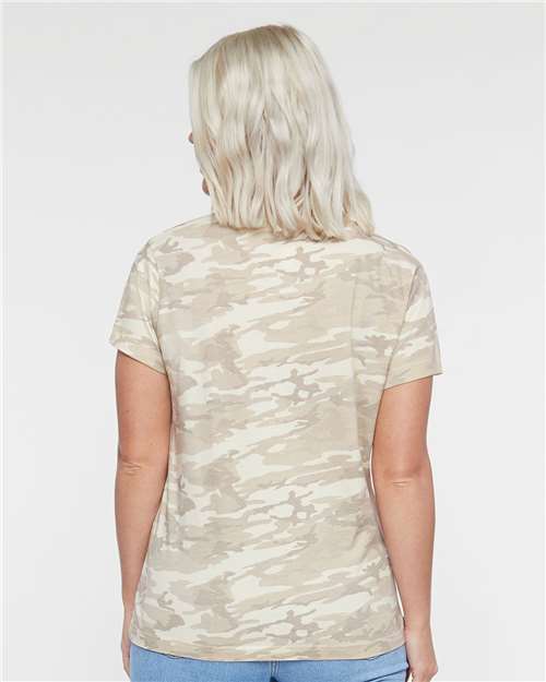 Women's Fine Jersey Tee - Natural Camo