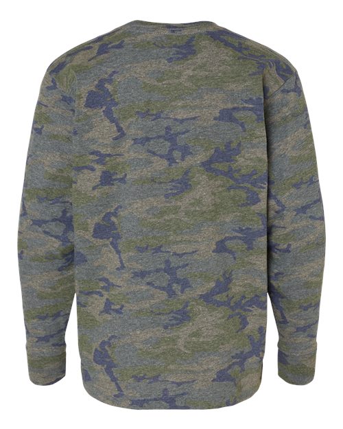 Youth Fine Jersey Long Sleeve Tee - Vintage Camo