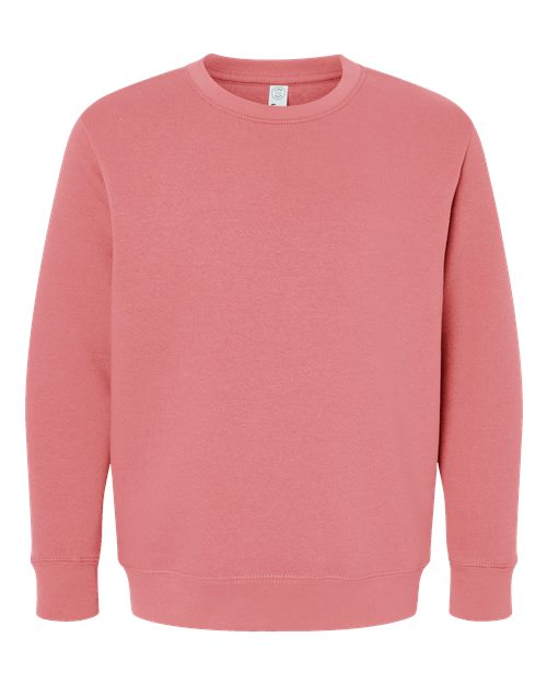 Youth Elevated Fleece Crewneck Sweatshirt - Mauvelous