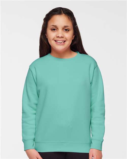 Youth Elevated Fleece Crewneck Sweatshirt - Saltwater