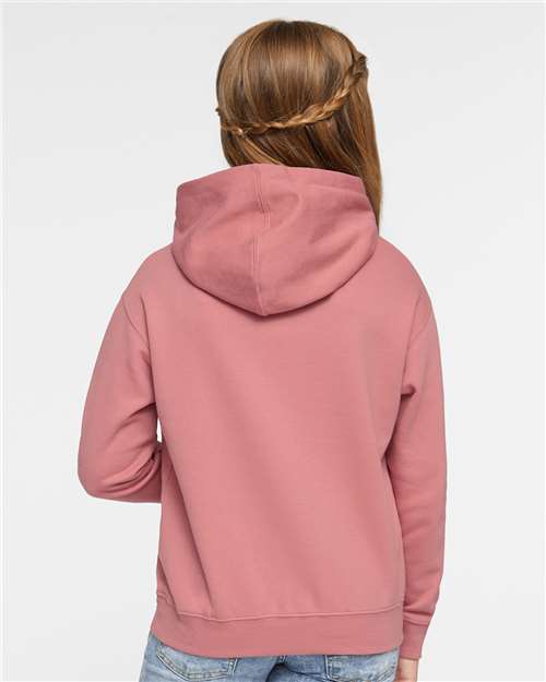 Youth Fleece Hoodie Sweatshirt - Mauvelous