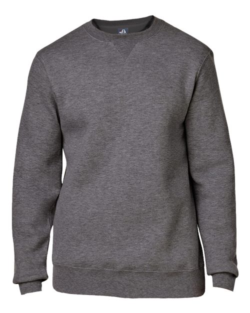 Unisex Premium Fleece Crewneck Sweatshirt - Charcoal Heather