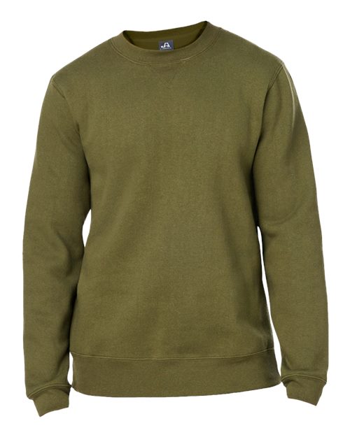 Unisex Premium Fleece Crewneck Sweatshirt - Military Green