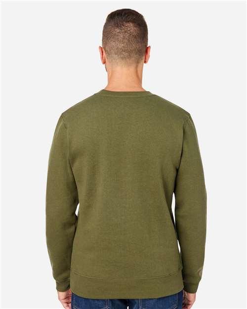Unisex Premium Fleece Crewneck Sweatshirt - Military Green