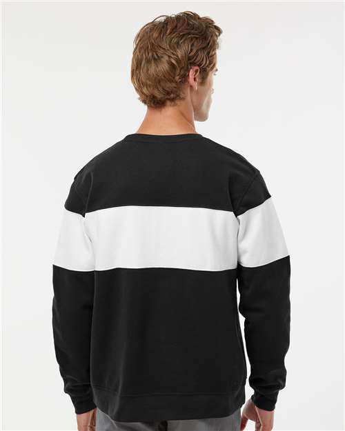Unisex Varsity Fleece Crewneck Sweatshirt - Black