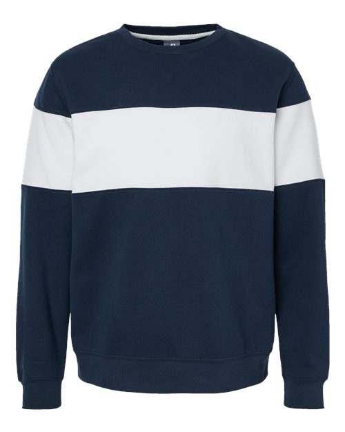 Unisex Varsity Fleece Crewneck Sweatshirt - Navy