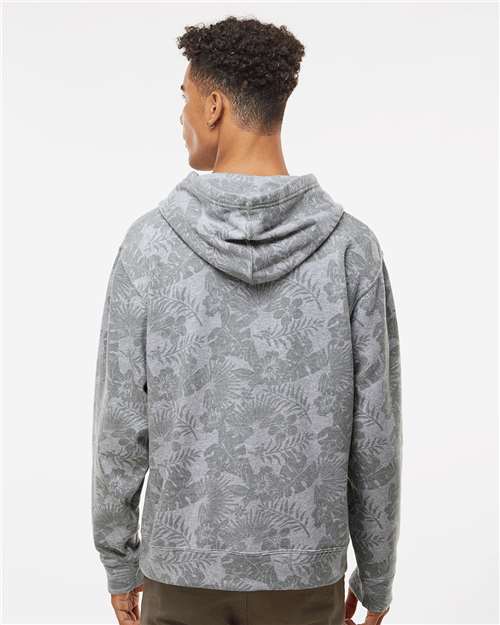 Men's Triblend Fleece Hooded Sweatshirt - Grey Aloha Triblend