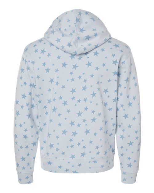 Men's Triblend Fleece Hooded Sweatshirt - Chambray Stars Triblend
