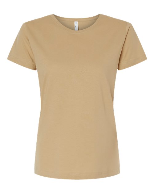 Women's Fine Jersey Tee - Latte