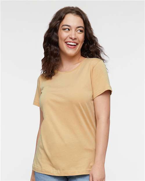 Women's Fine Jersey Tee - Latte