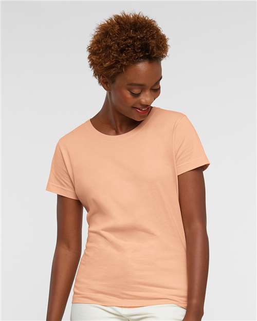 Women's Fine Jersey Tee - Peachy