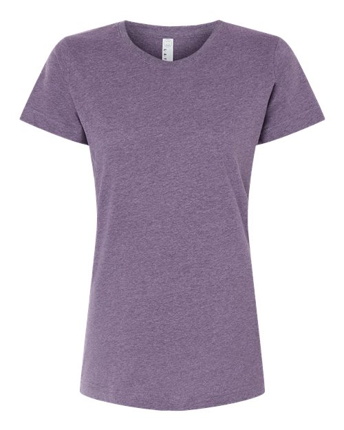 Women's Fine Jersey Tee - Wisteria Blackout
