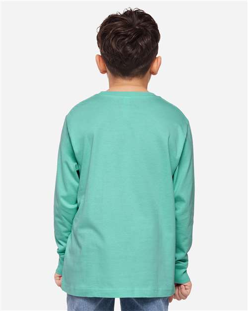 Youth Fine Jersey Long Sleeve Tee - Saltwater
