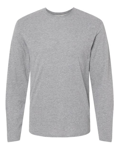 Men's Fine Jersey Long Sleeve Tee - Heather