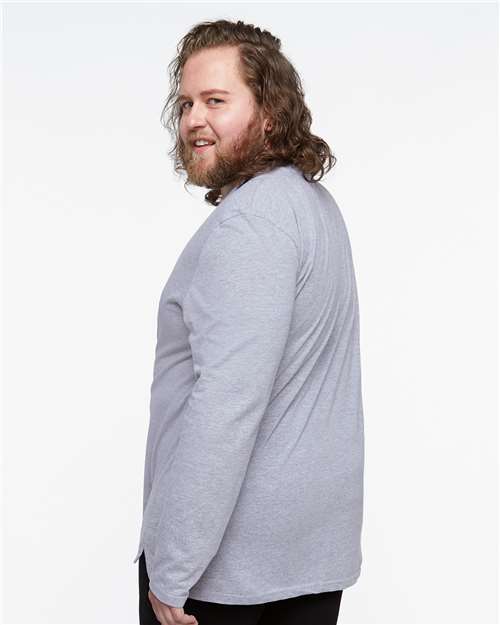 Men's Fine Jersey Long Sleeve Tee - Heather
