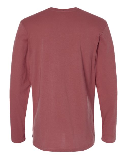 Men's Fine Jersey Long Sleeve Tee - Rouge