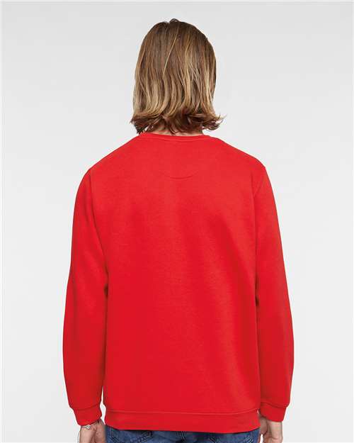 Unisex Elevated Fleece Crewneck Sweatshirt - Red