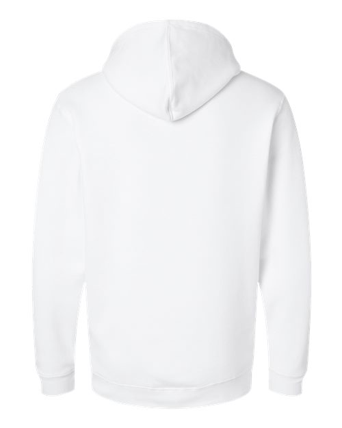 Unisex Elevated Fleece Hoodie Sweatshirt - White