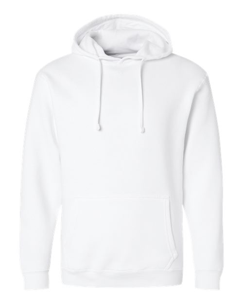 Unisex Elevated Fleece Hoodie Sweatshirt - White